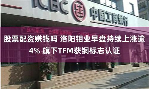 股票配资赚钱吗 洛阳钼业早盘持续上涨逾4% 旗下TFM获铜标志认证